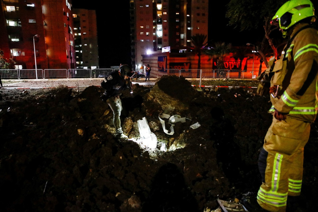 Ataque con drones de Hezbollah a Haifa, la ciudad más grande de Israel. Foto: Reuters.