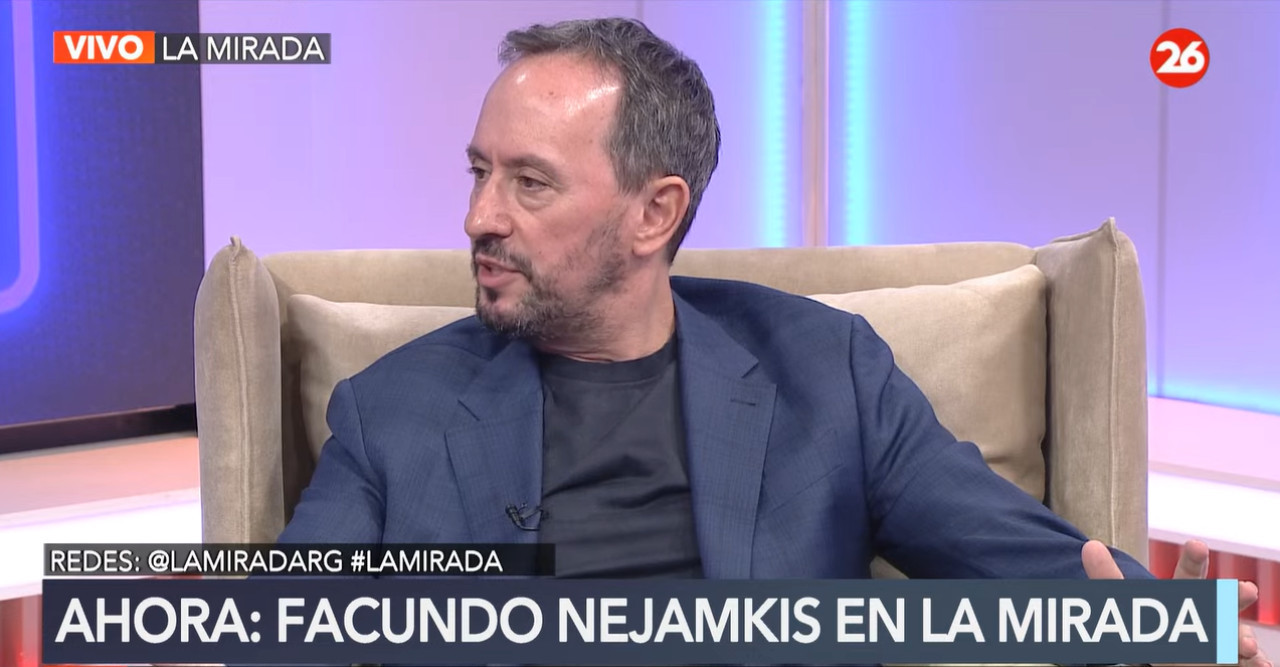 Facundo Nejamkis en La Mirada.