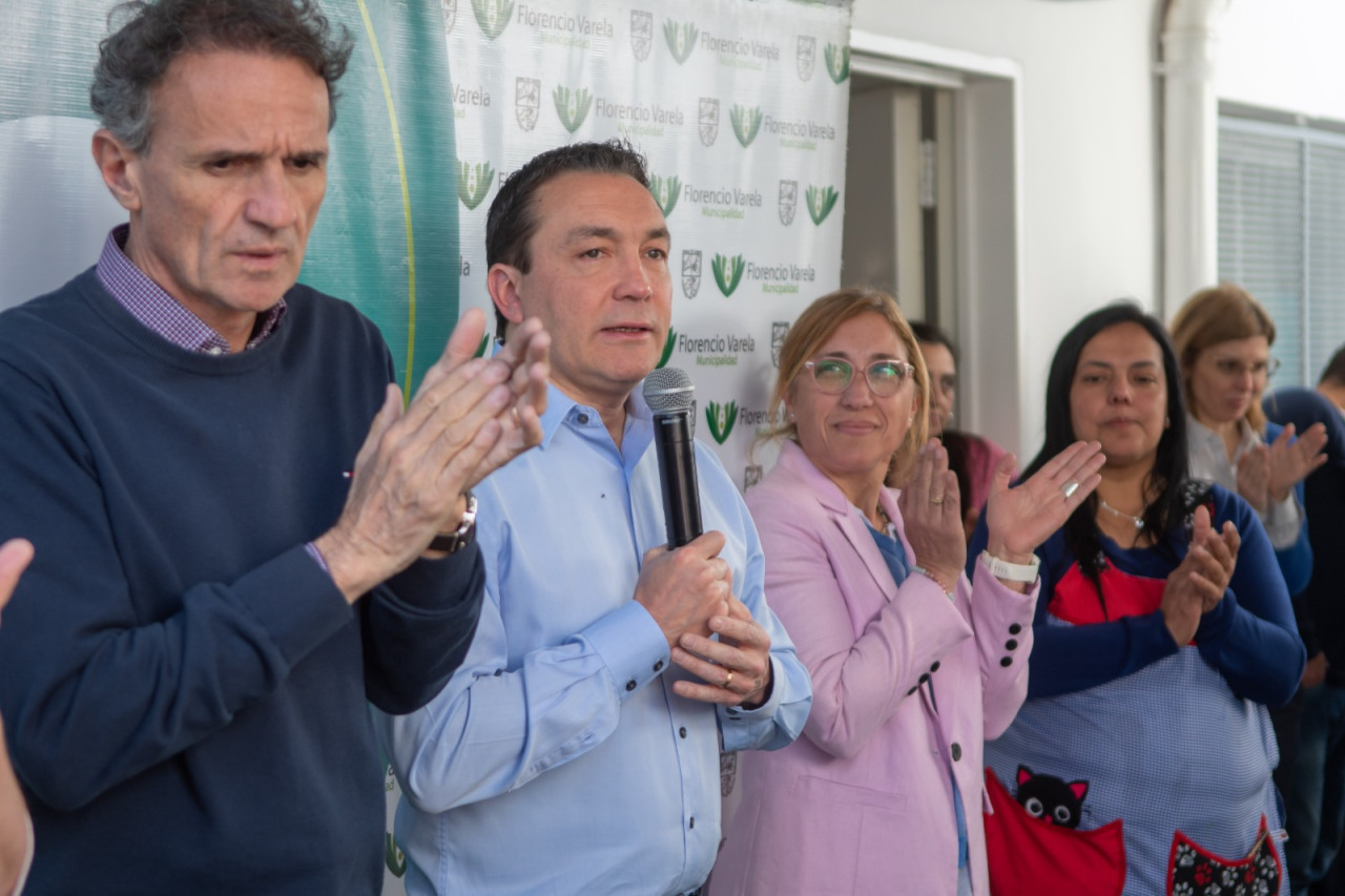 La inauguración del nuevo edificio del Centro de Desarrollo Infantil “Rayito del Sol”.