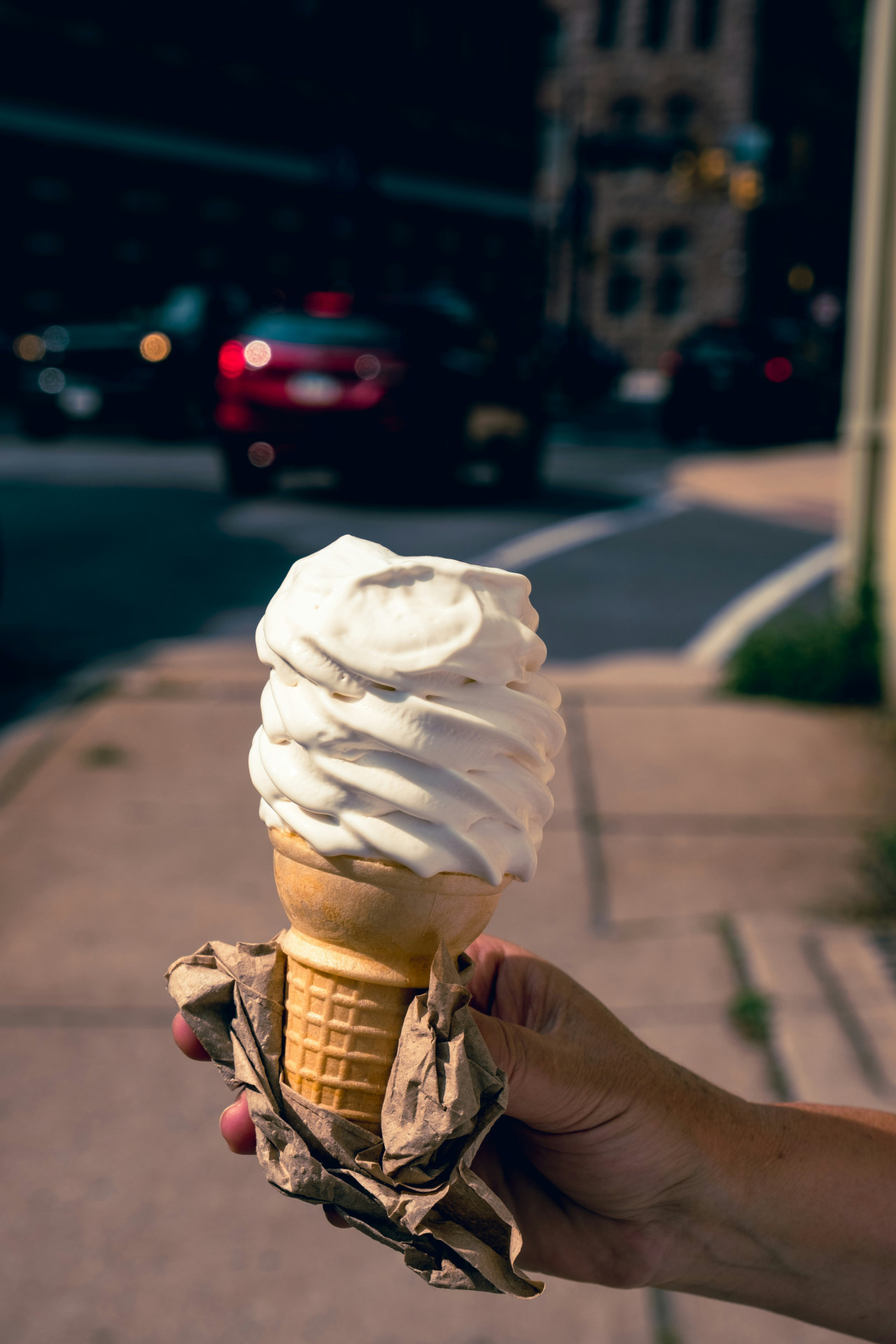 Helado.  de vainilla. Foto: Unsplash.