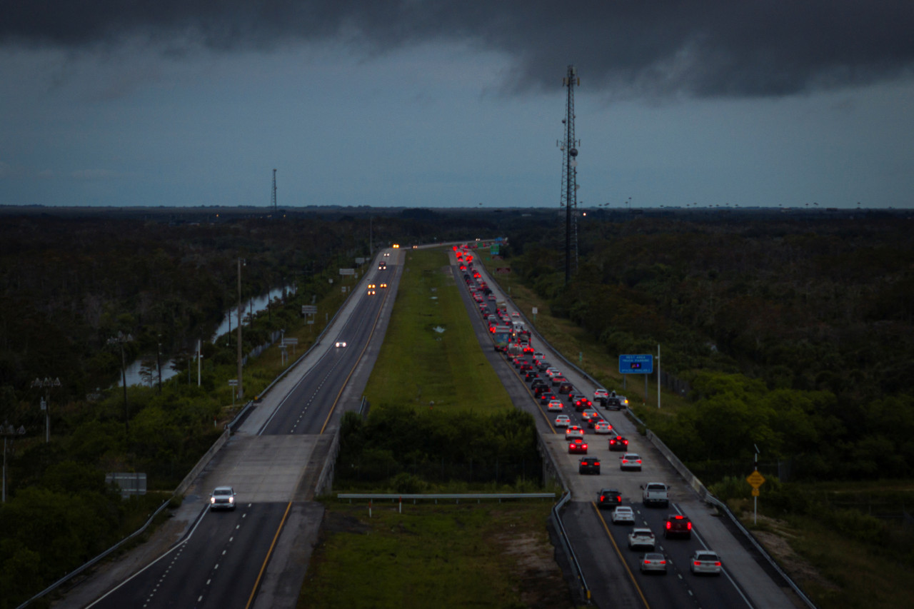 Huracán Milton en Estados Unidos. Foto: Reuters.