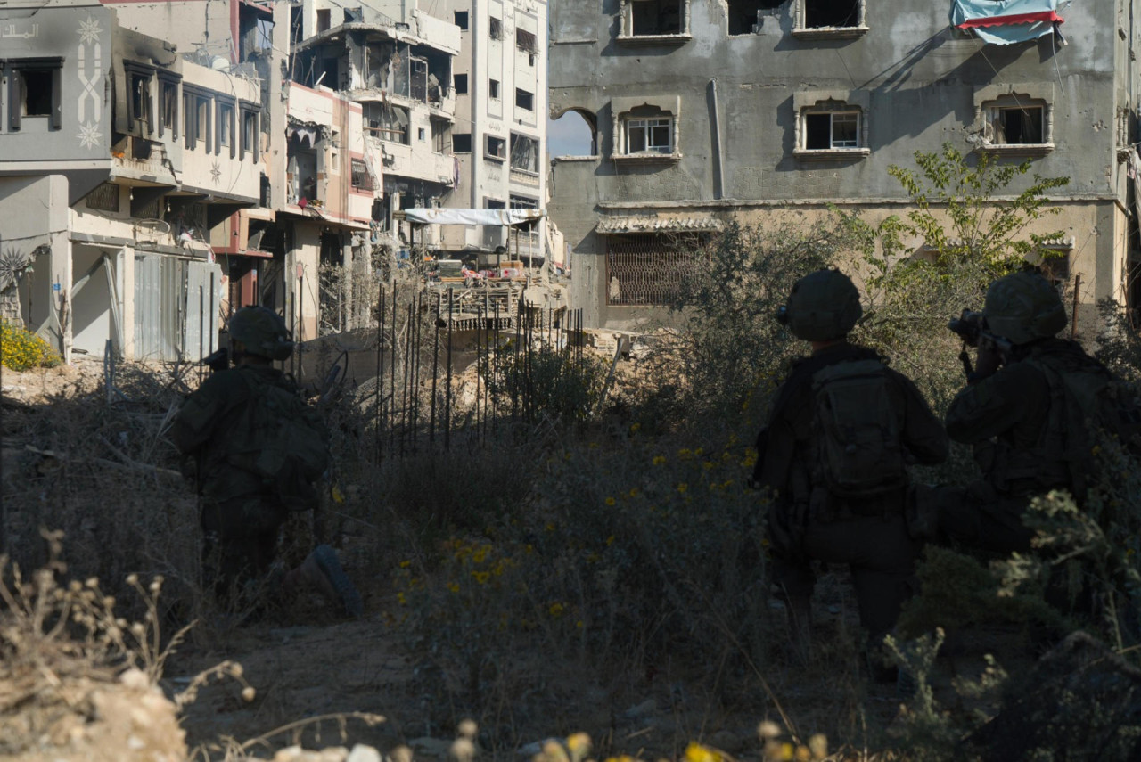 Ejército israelí en la Franja de Gaza. Foto: EFE.