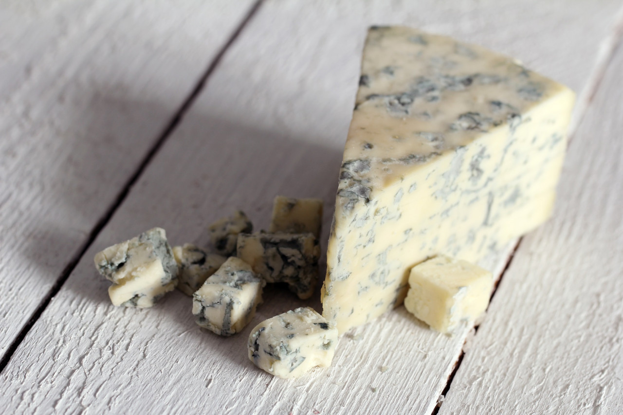 Queso azul, roquefort. Foto Freepik