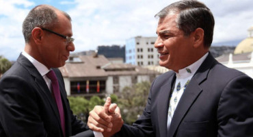 Rafael Correa y Jorge Glas.