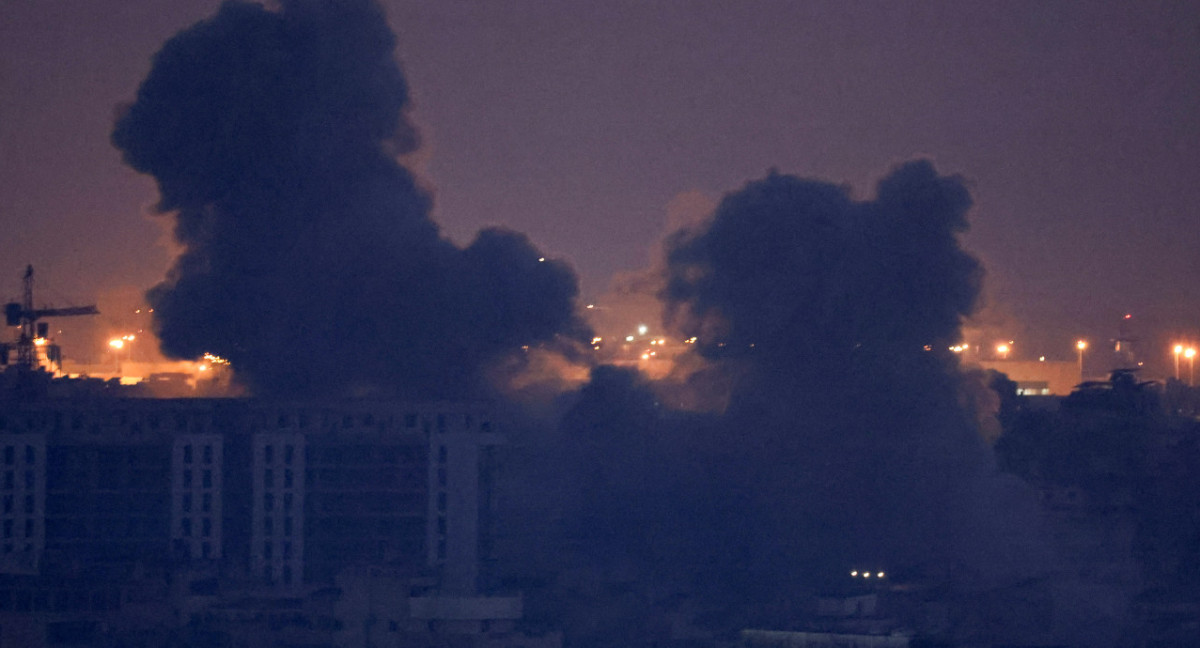 Bombardeos israelíes sobre el Líbano. Foto: Reuters.