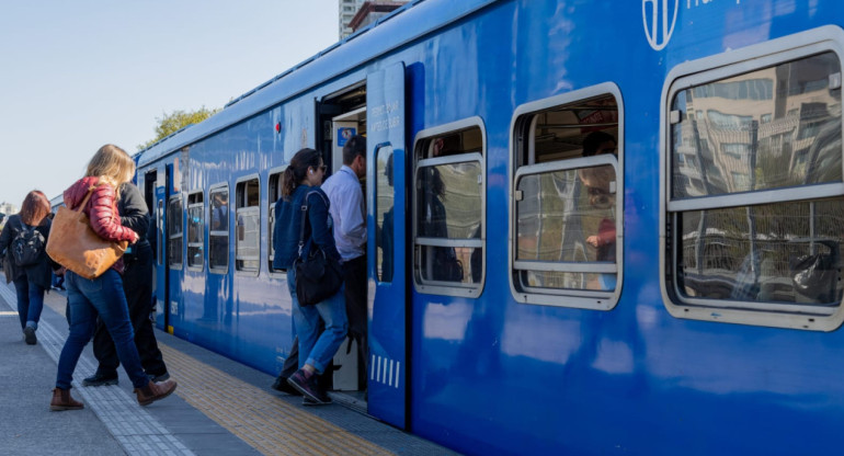 Tren San Martín, trenes. Foto: Trenes Argentinos.