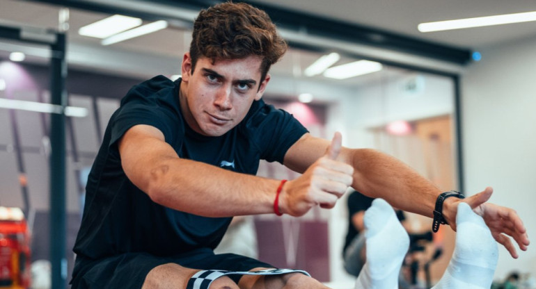 Franco Colapinto en su entrenamiento en Williams. Foto: X WilliamsRacing.