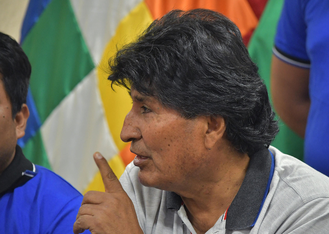 Evo Morales, expresidente boliviano. Foto: EFE