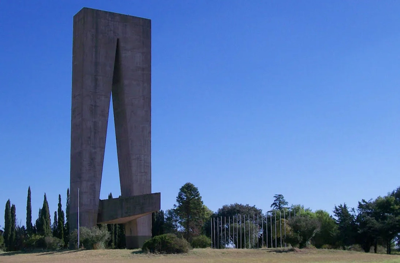 Monumento a Kennedy en La Pampa. Foto: NA