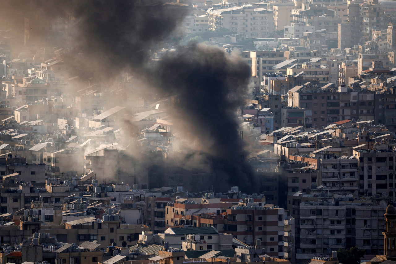 Bombardeos israelíes en el Líbano. Foto: Reuters