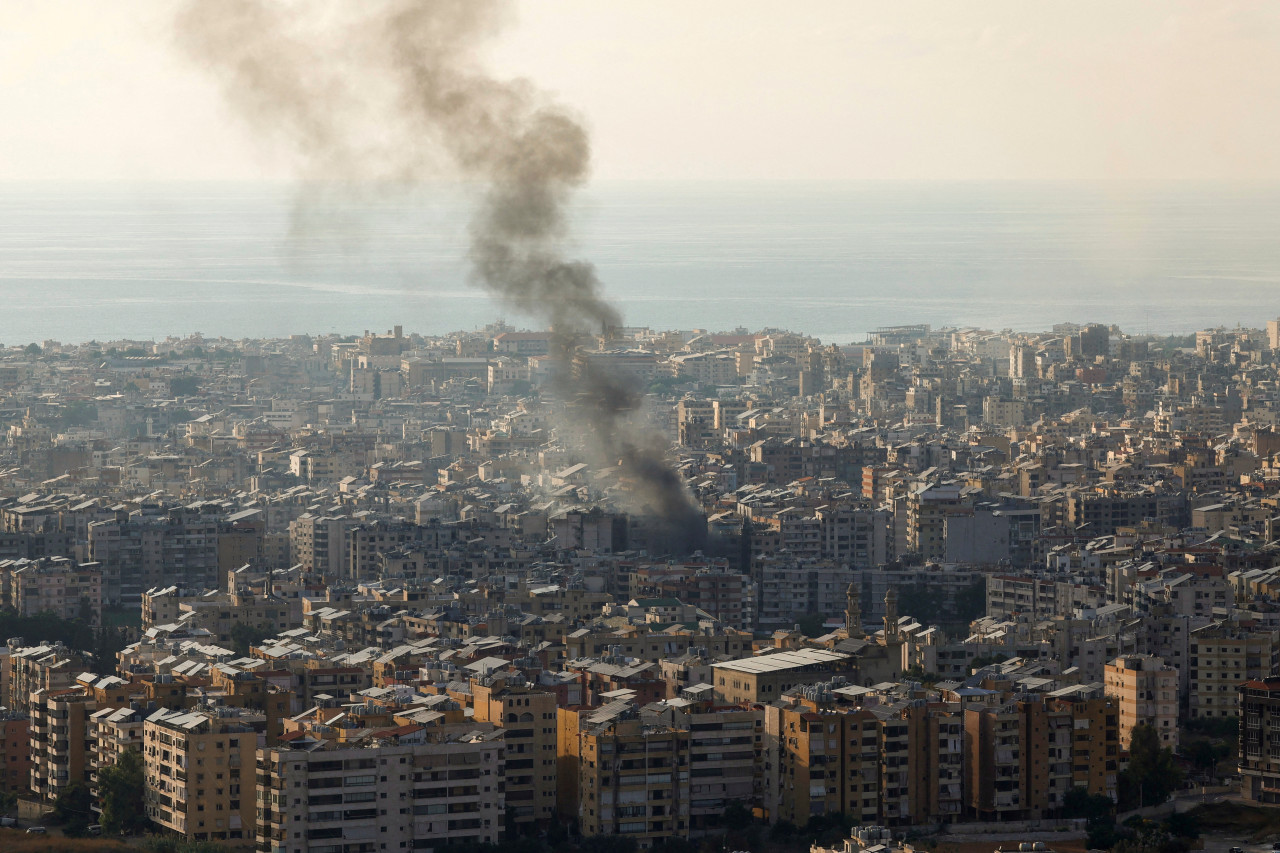 Bombardeos israelíes en el Líbano. Foto: Reuters