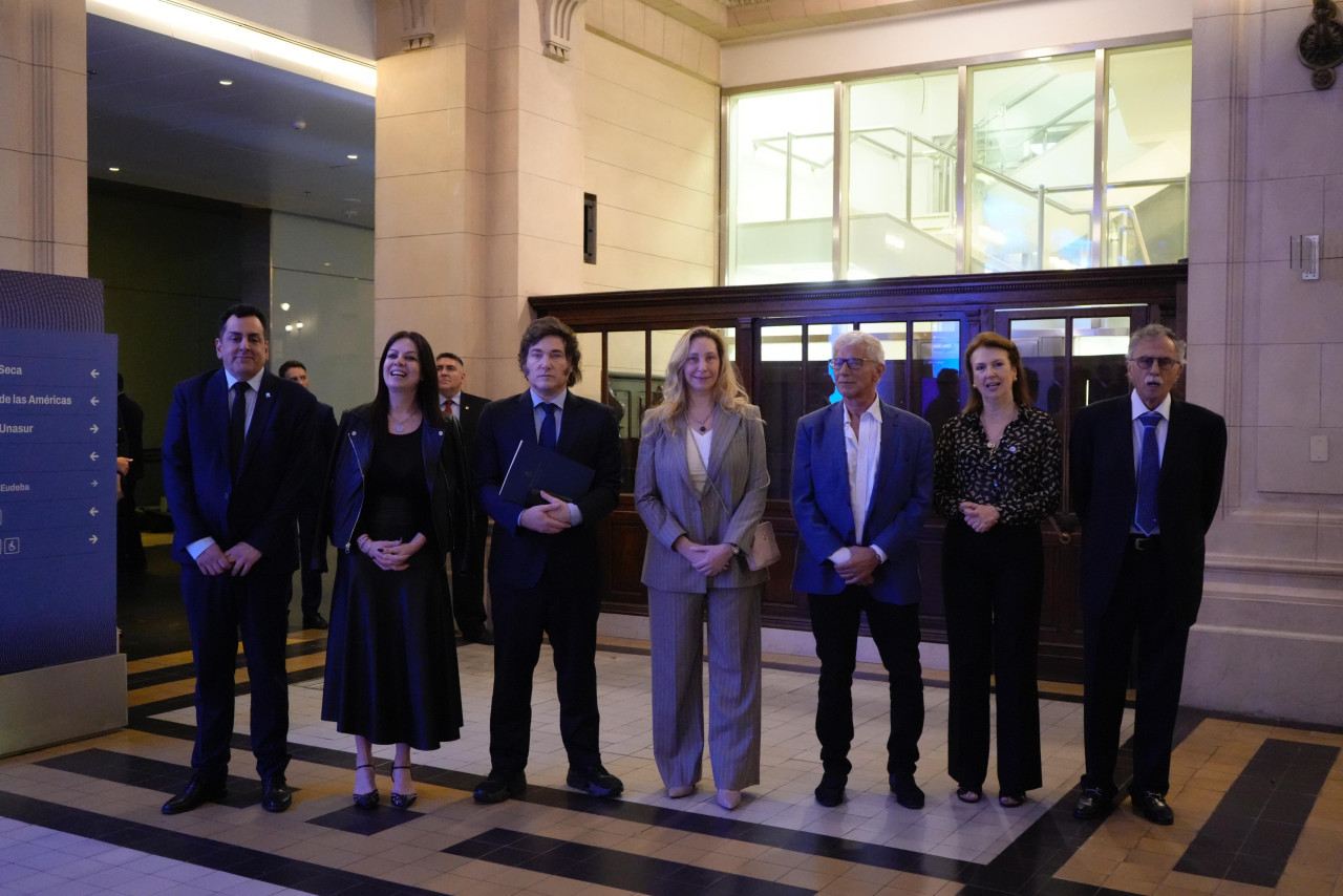 Javier Milei inauguró el Palacio Libertad.