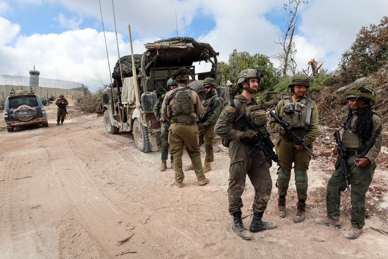 Incursión de Israel en el sur del Líbano. Foto: Reuters.