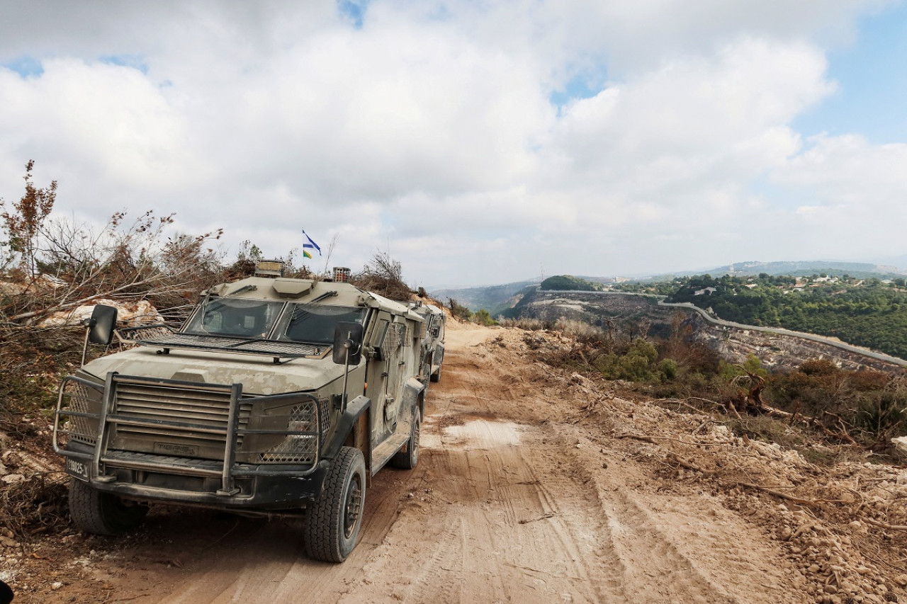 Incursión de Israel en el sur del Líbano. Foto: Reuters.