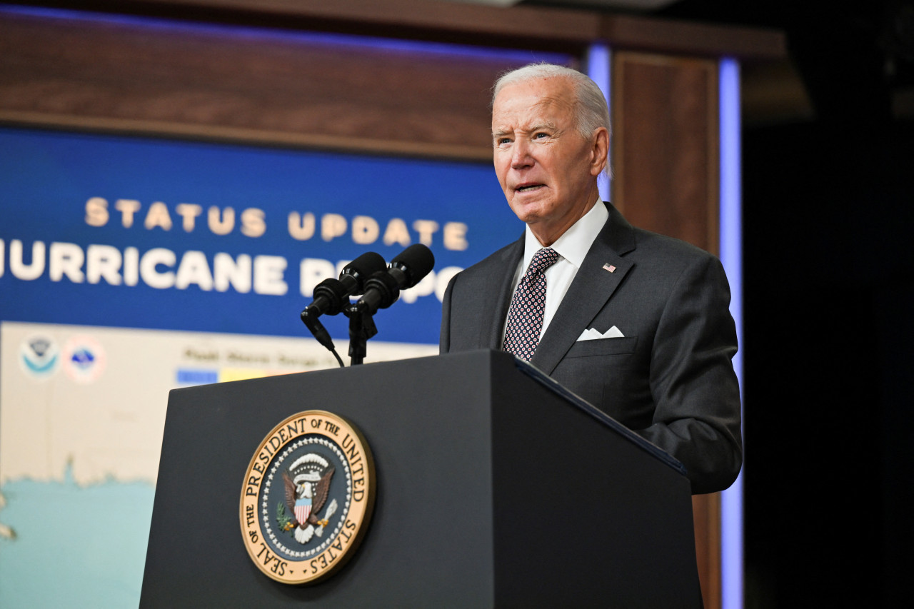 Joe Biden envía el sistema de defensa "para defender a Israel". Foto: Reuters.