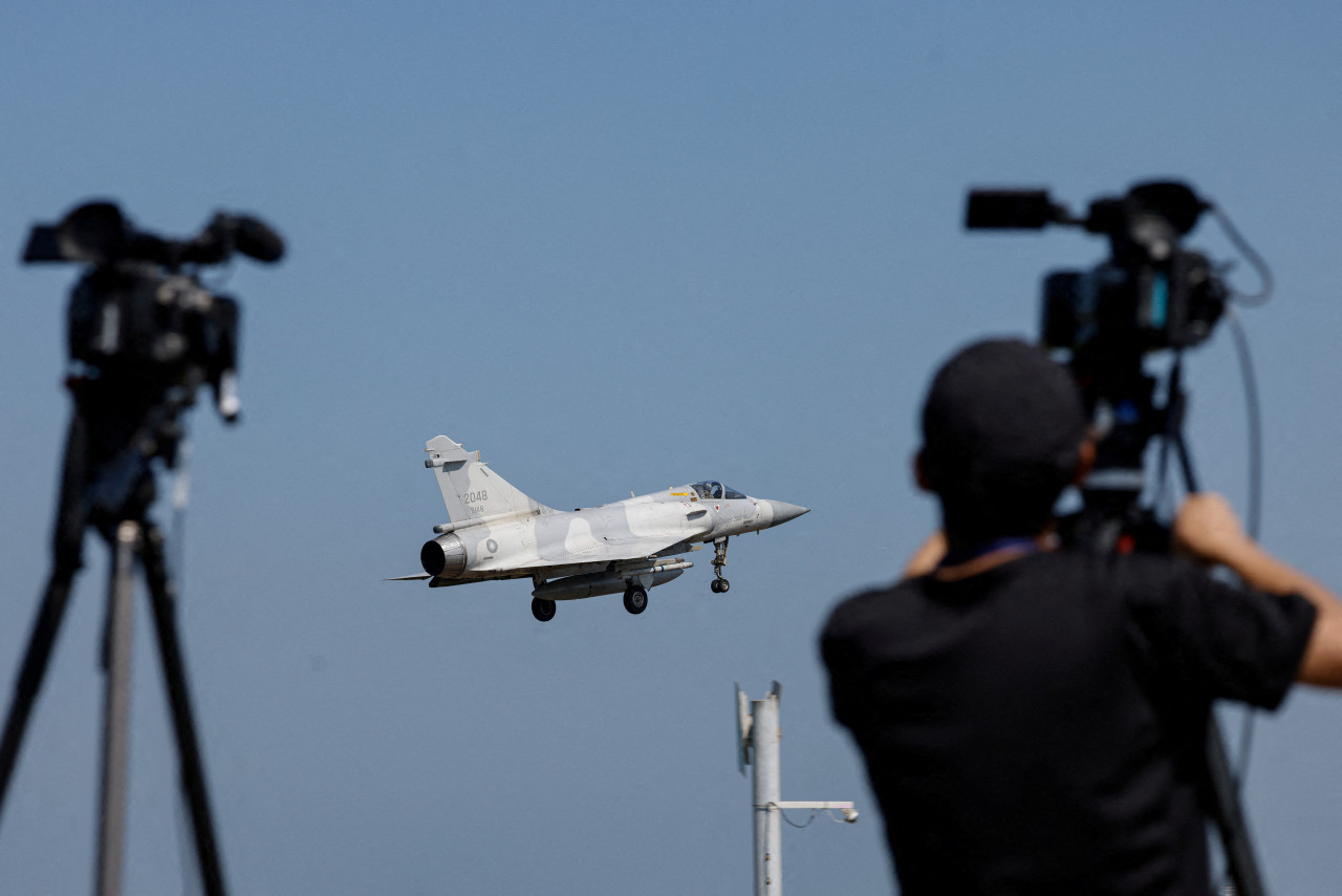 Las maniobras Joint Sword-2024B, de China en los alrededores de Taiwán. Foto: Reuters.