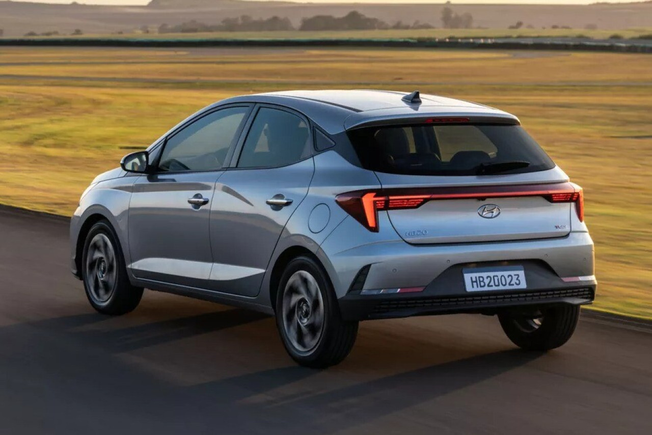 El Hyundai HB20 llegará a principio de 2025 a Argentina. Foto: Gentileza Hyundai.