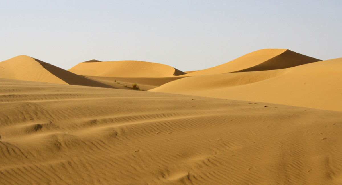 El desierto del Sahara sufrió inundaciones. Foto: Unsplash.