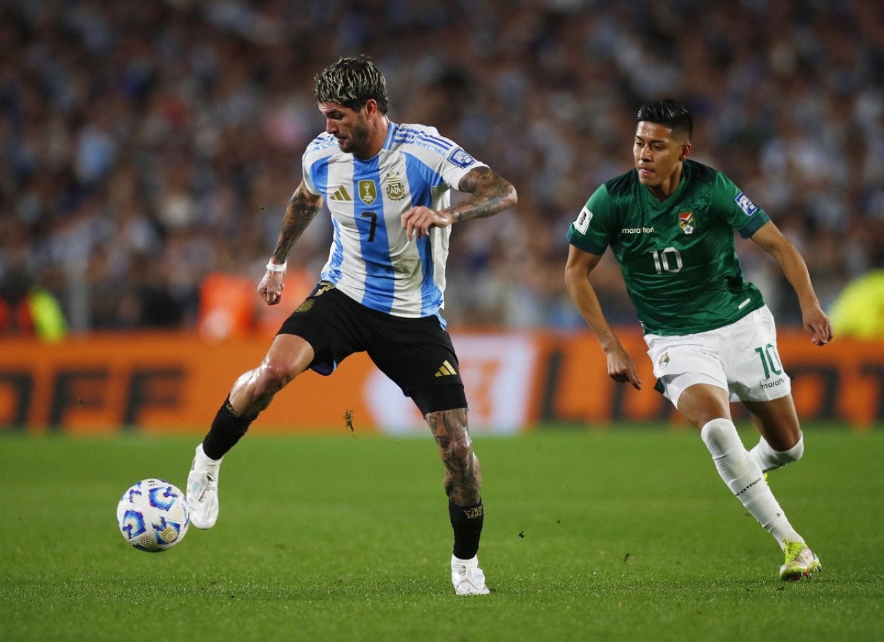 Rodrigo De Paul; Selección Argentina. Foto: Reuters.