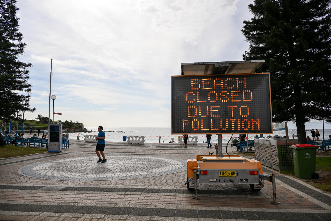 Playas cerradas en Sidney. Fuente: EFE