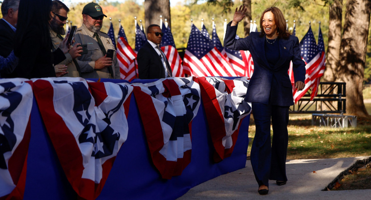 Kamala Harris, candidata demócrata a la Presidencia de Estados Unidos. Foto: Reuters.