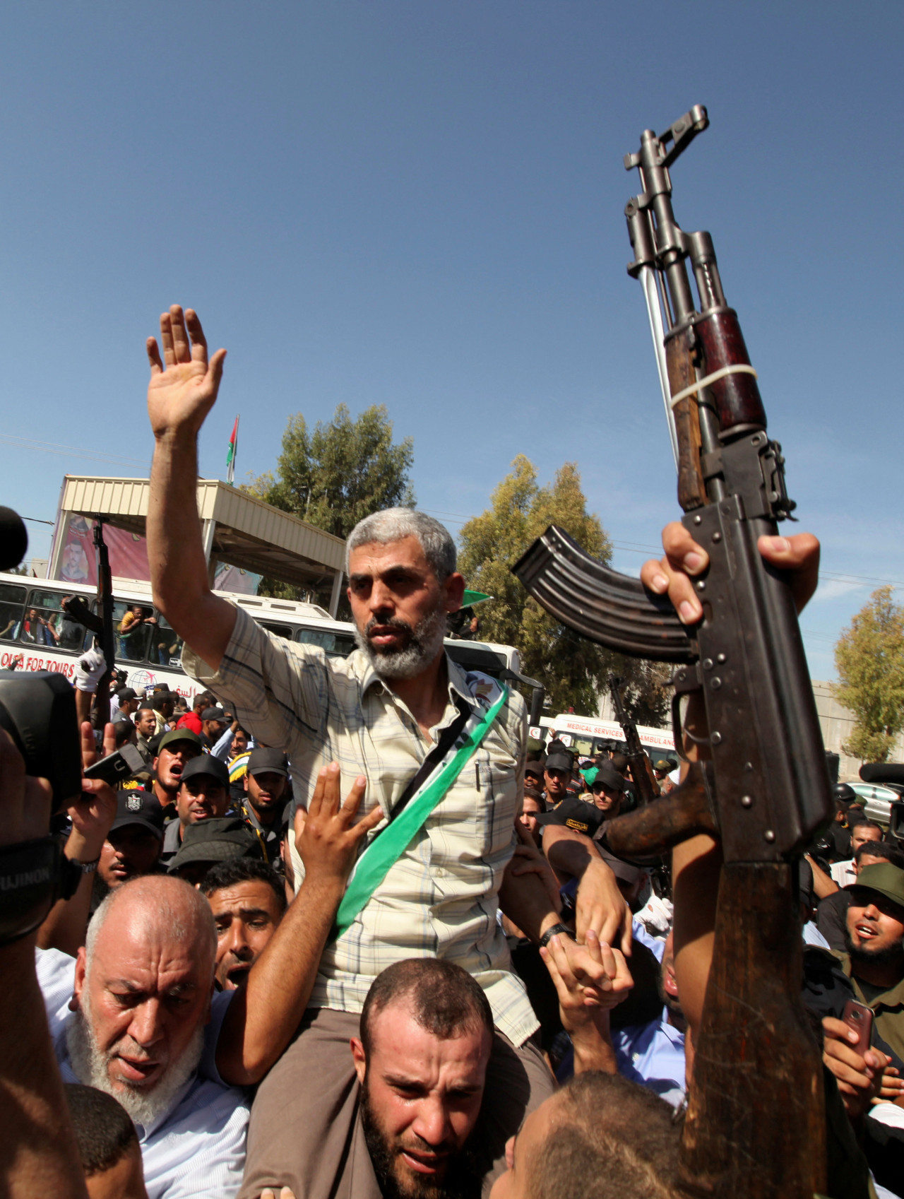 Yahya Sinwar, líder de Hamás. Foto: Reuters.