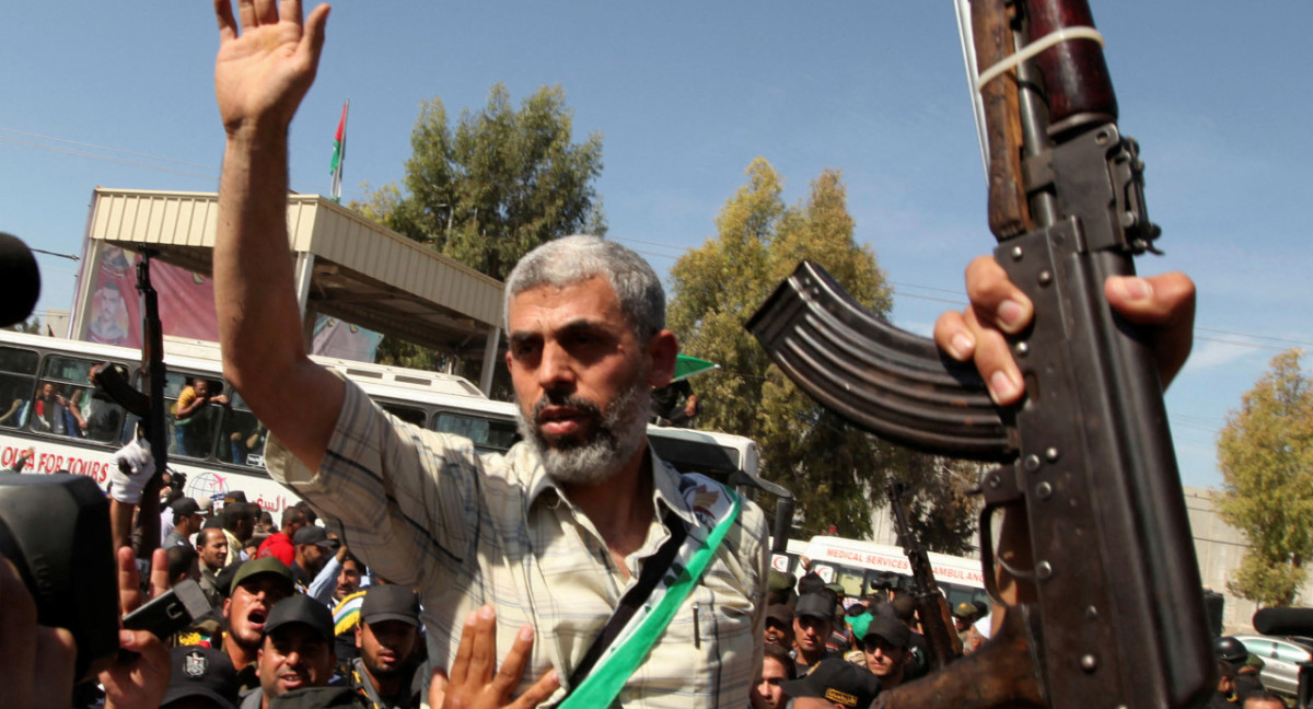 Yahya Sinwar, líder de Hamás. Foto: Reuters.