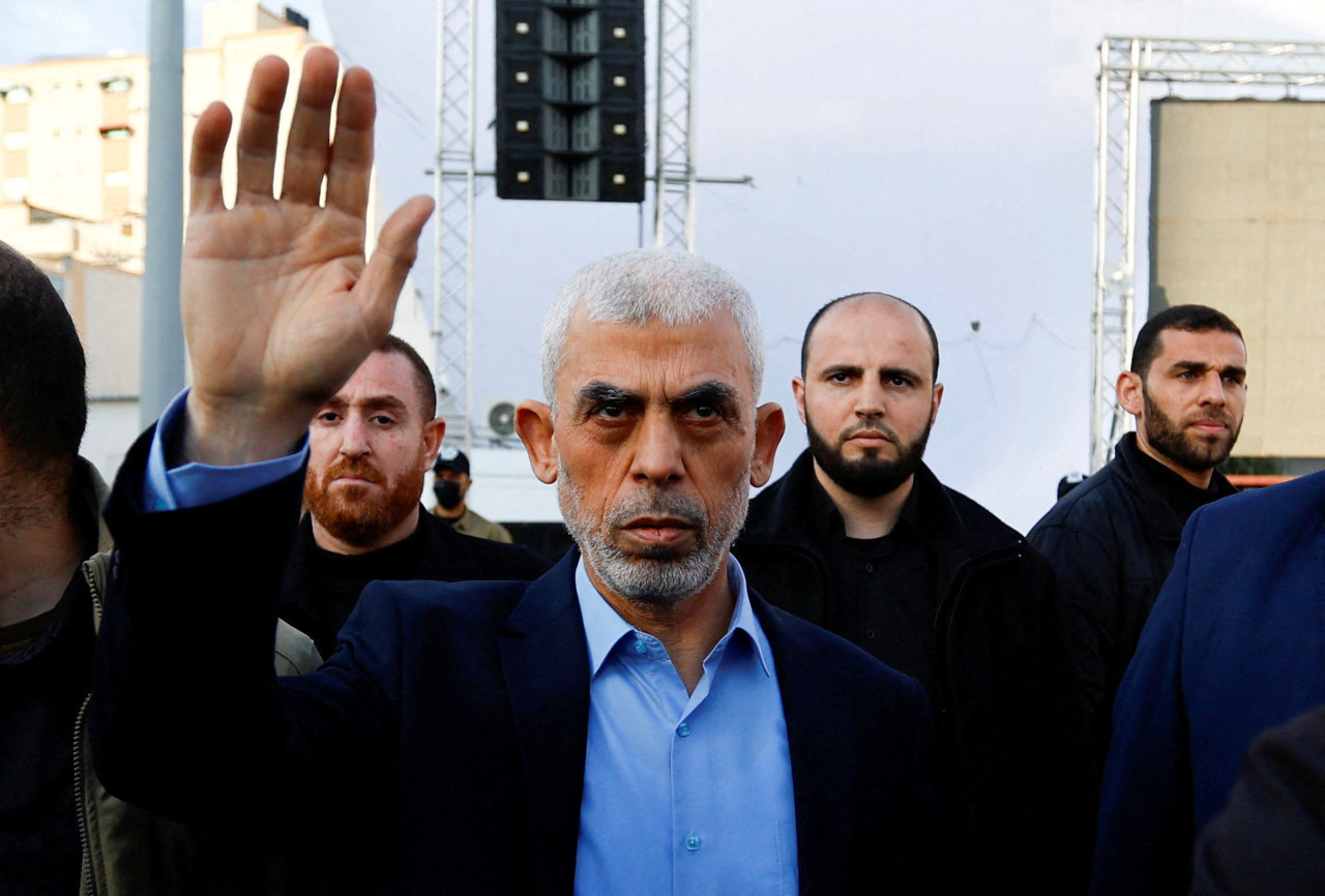 Yahya Sinwar, líder de Hamás. Foto: Reuters.