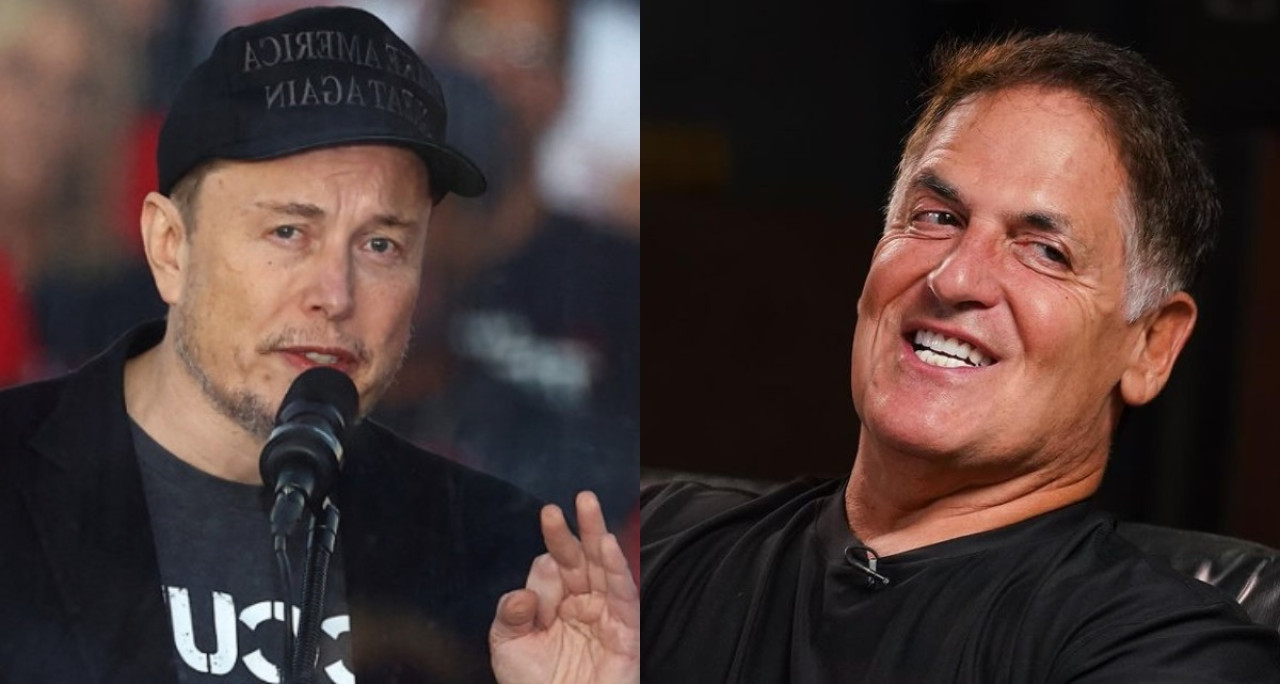 Elon Musk y Mark Cuban; elecciones en Estados Unidos. Fotos: Instagram y Reuters