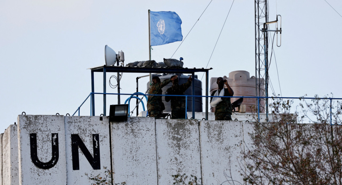 Fuerza Provisional de las Naciones Unidas para el Líbano (FINUL). Foto: Reuters.