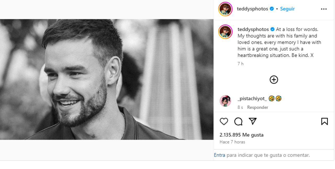 El post de Ed Sheeran. Fuente: Instagram