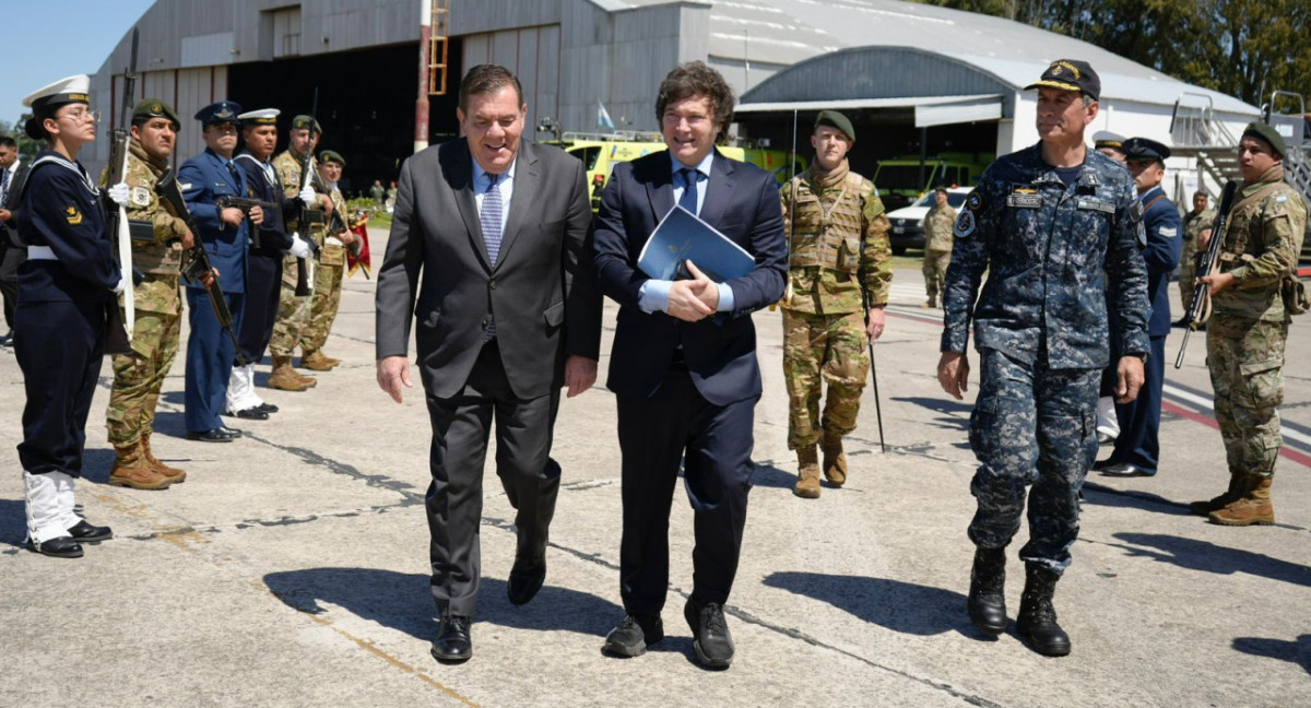 Javier Milei en Mar del Plata. Foto: Presidencia.