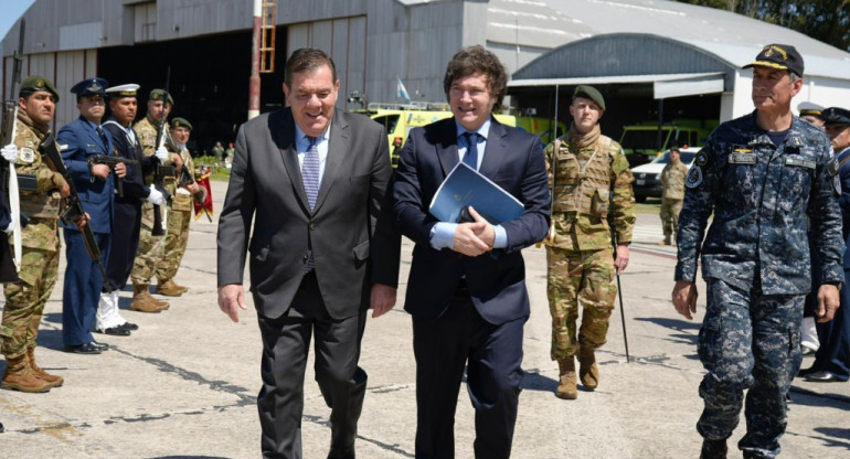 Javier Milei en Mar del Plata. Foto: Presidencia.