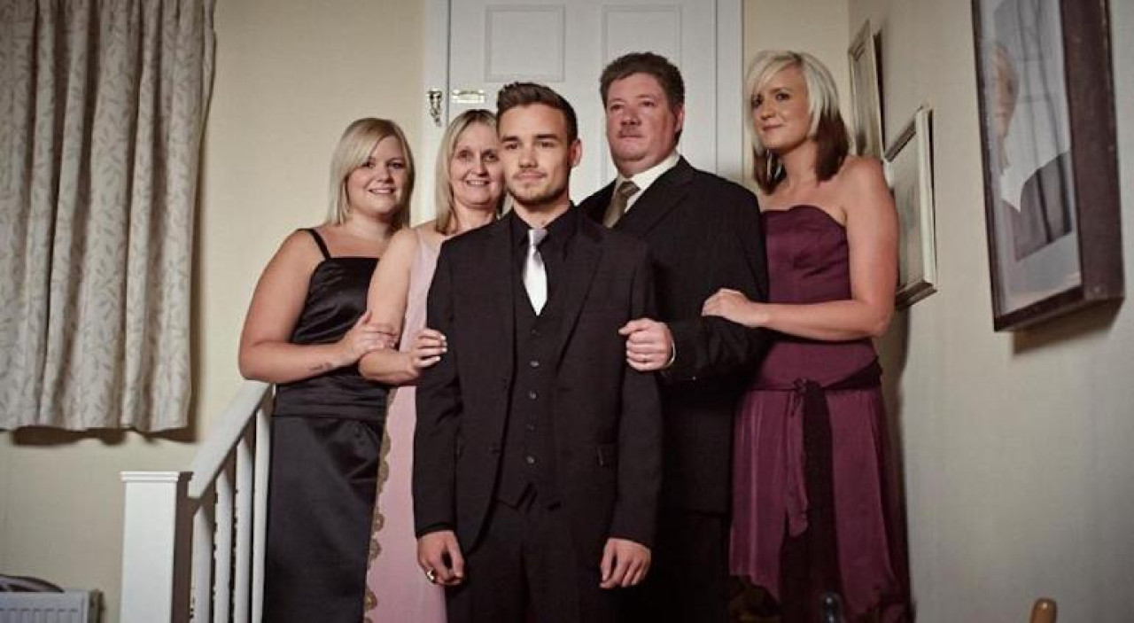 Liam Payne y su familia. Foto: X