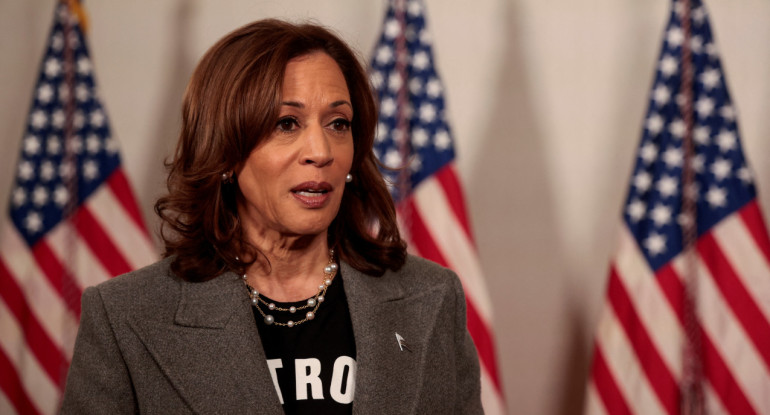 Kamala Harris, vicepresidenta de Estados Unidos. Foto: Reuters.