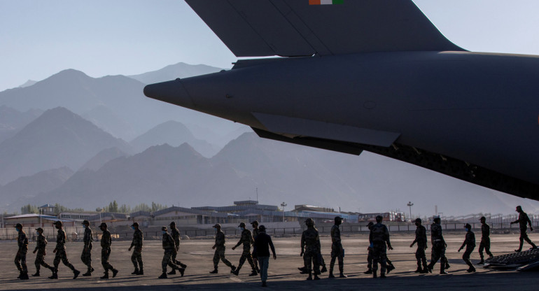 Desescalada de la tensión en la frontera entre India y China. Foto: Reuters.