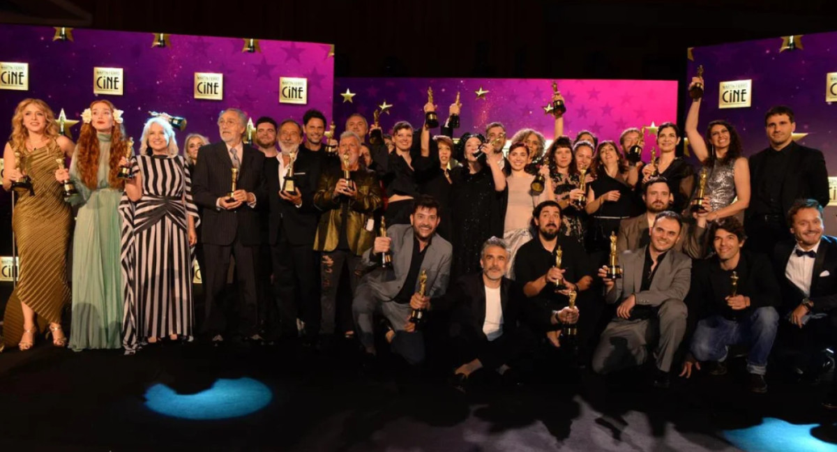 Ganadores de los Martín Fierro de Cine 2024. Foto: NA.