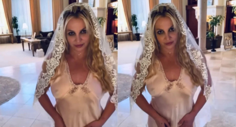 Britney Spears contó que se casó con ella misma. Foto: captura video Instagram.