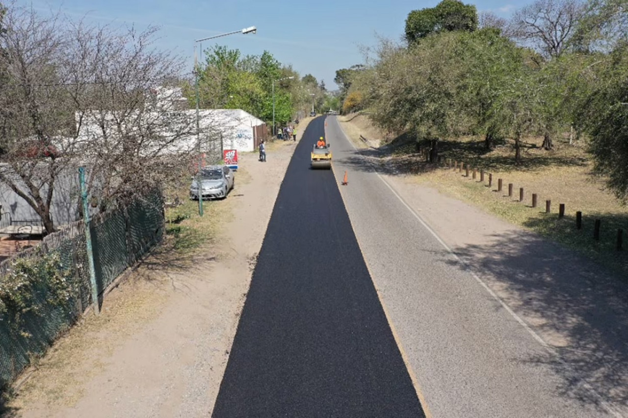 Implementación de bioasfalto en carreteras de Córdoba. Foto: Gobierno de Córdoba.