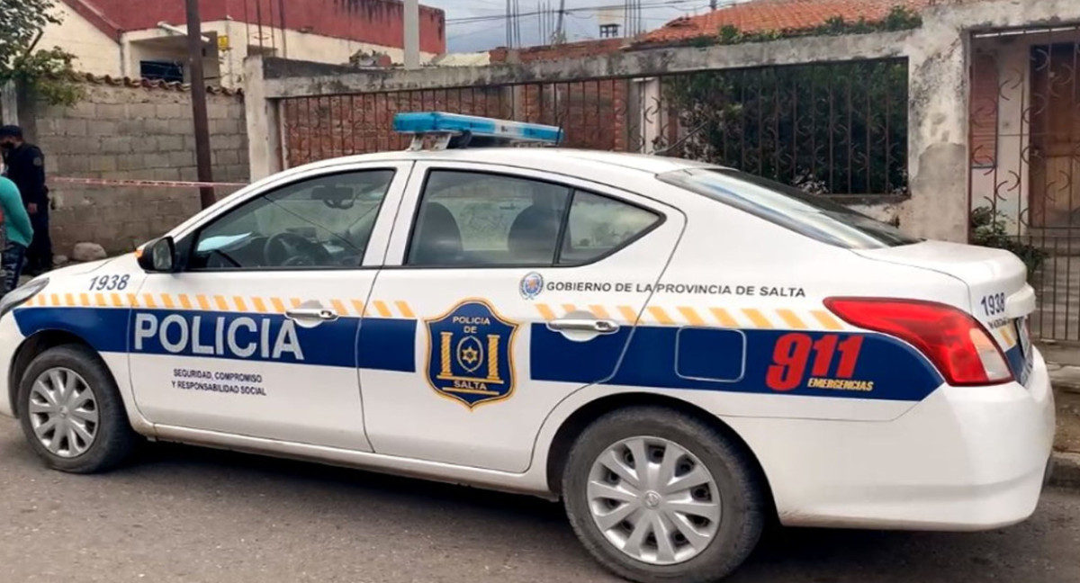 Móvil de la Policía de Salta. Foto: Gentileza Policía de Salta.