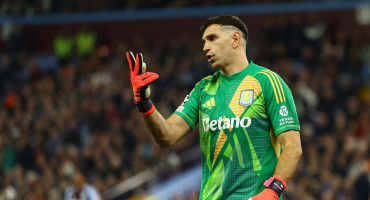 Emiliano "Dibu" Martínez; Aston Villa. Foto: Reuters.