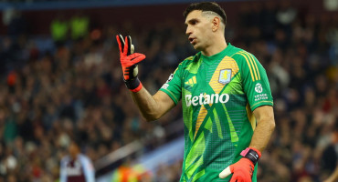 Emiliano "Dibu" Martínez; Aston Villa. Foto: Reuters.