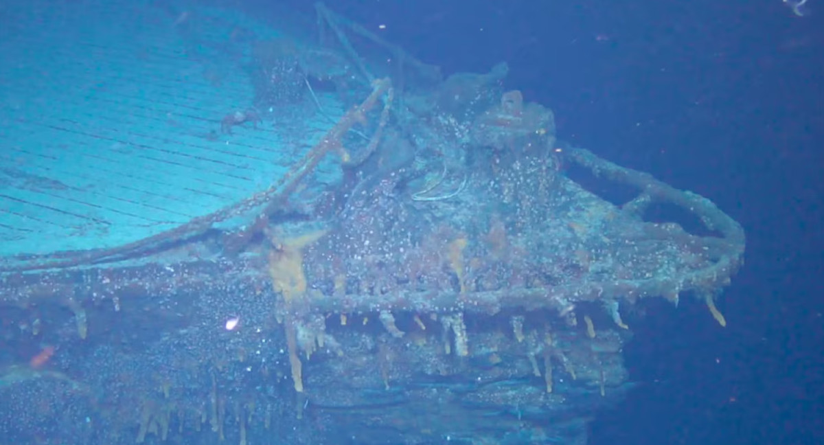 El naufragio hallado en Quintana Roo, México. Foto: Maritime Heritage Trust.