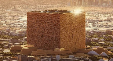 El "edificio más grande del mundo” en Arabia Saudita.