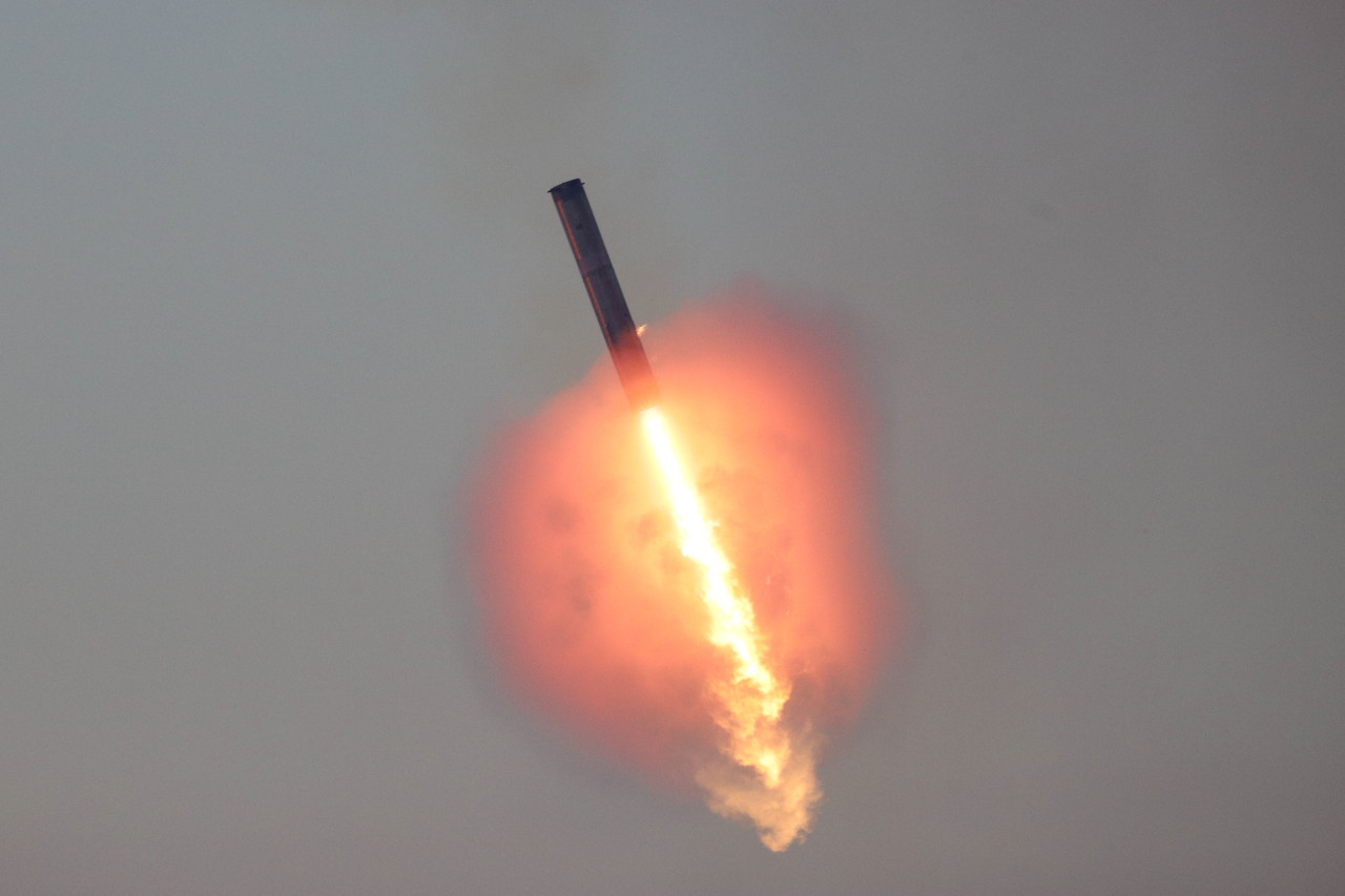 Cohete Super Heavy de SpaceX. Foto: Reuters