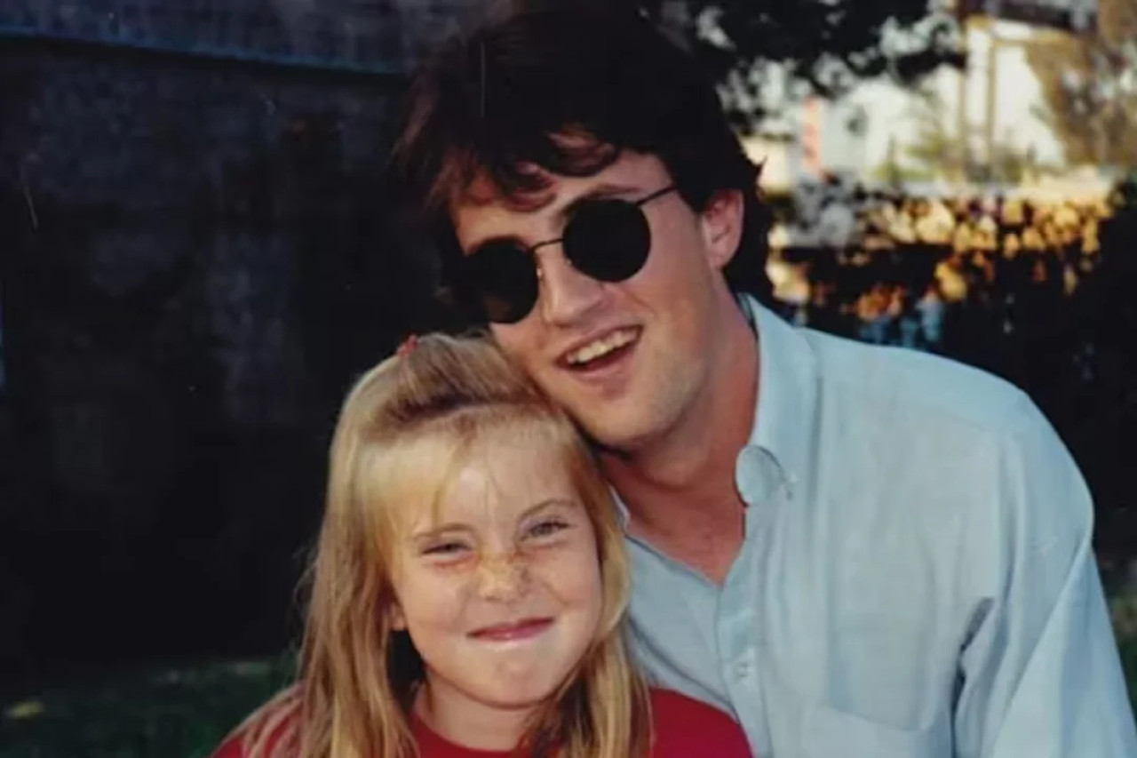 Matthew Perry y su hermana Caitlin. Fuente: NA