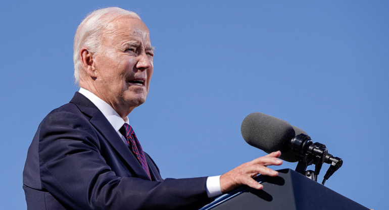 Joe Biden, presidente de Estados Unidos. Foto: Reuters.