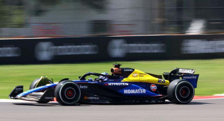 Alex Albon, compañero de Franco Colapinto. Foto: Reuters