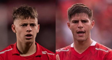 Marco Pellegrino y Diego Tarzia, Independiente. Fotos: Instagram