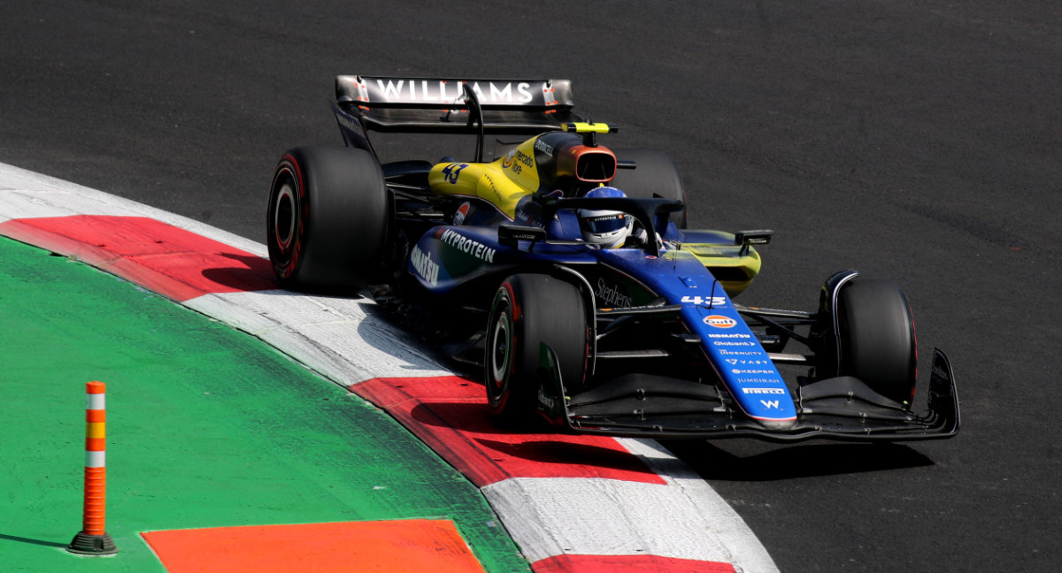 Franco Colapinto en el Gran Premio de México, Fórmula 1. Foto: Reuters.